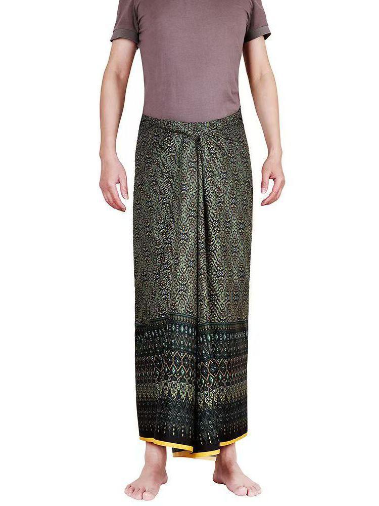 Sarong Men Wrap - Unisex Sarong Longyi Lungi Batik Wrap