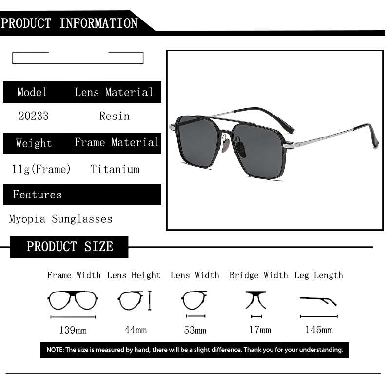Ultra-light Pure Titanium Doub - Sunglasses Aviator Polarized ulasan dan harga
