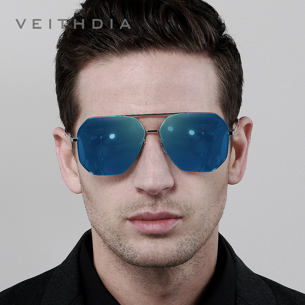 VEITHDIA Brand Nylon Material  - Sunglasses Aviator Polarized ulasan dan harga
