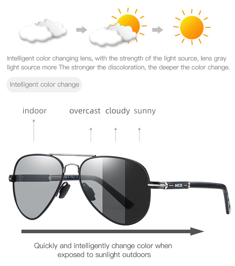 BARCUR Polarized Mens Sunglass - Sunglasses Aviator Polarized ulasan dan harga