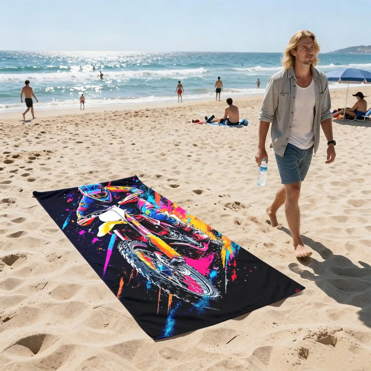 Oversized Beach Towel for Wome - Sarong Men Wrap ulasan dan harga