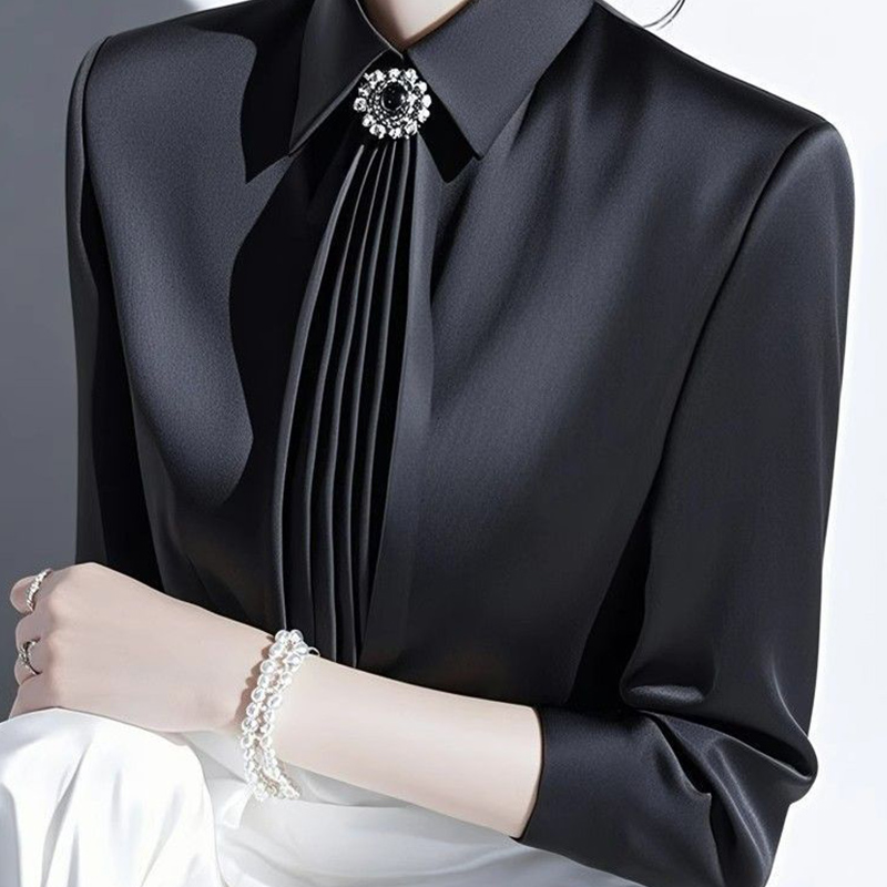 2025 Spring New Temperament Sa - Shirt Camp Collar ulasan dan harga