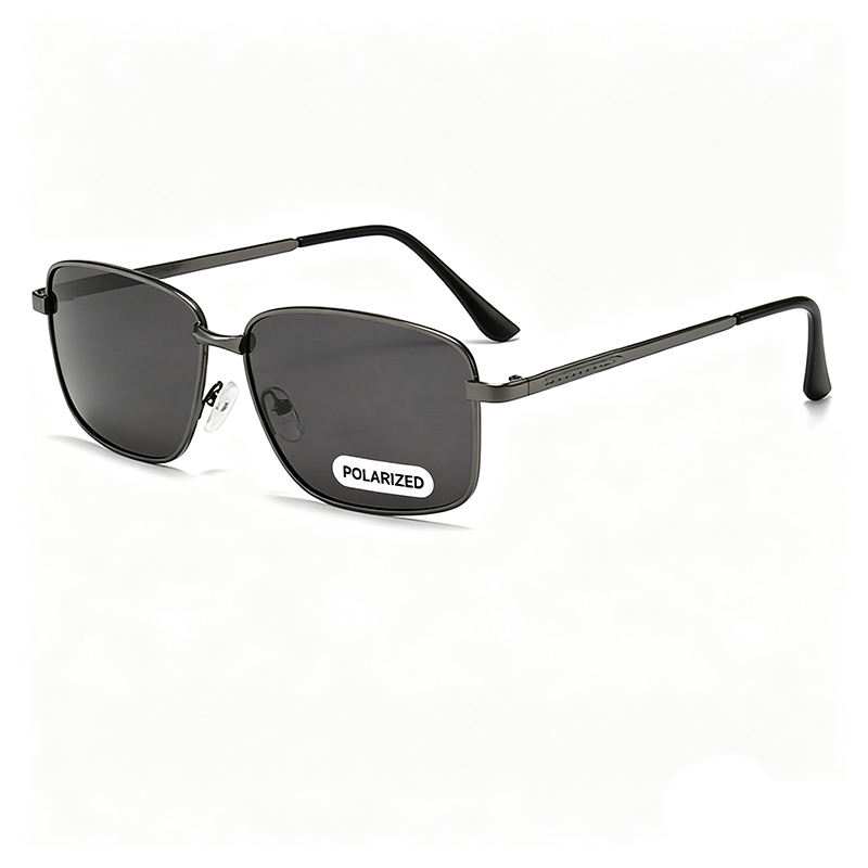 Rectangular Metal Frame Polari - Sunglasses Aviator Polarized ulasan dan harga