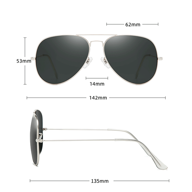 New Fashion Aviation Sunglasse - Sunglasses Aviator Polarized ulasan dan harga