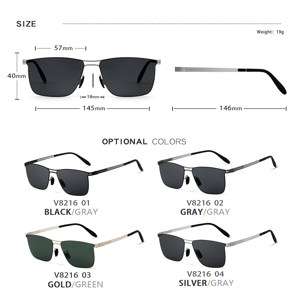 VEITHDIA Men's Polarized Sungl - Sunglasses Aviator Polarized ulasan dan harga