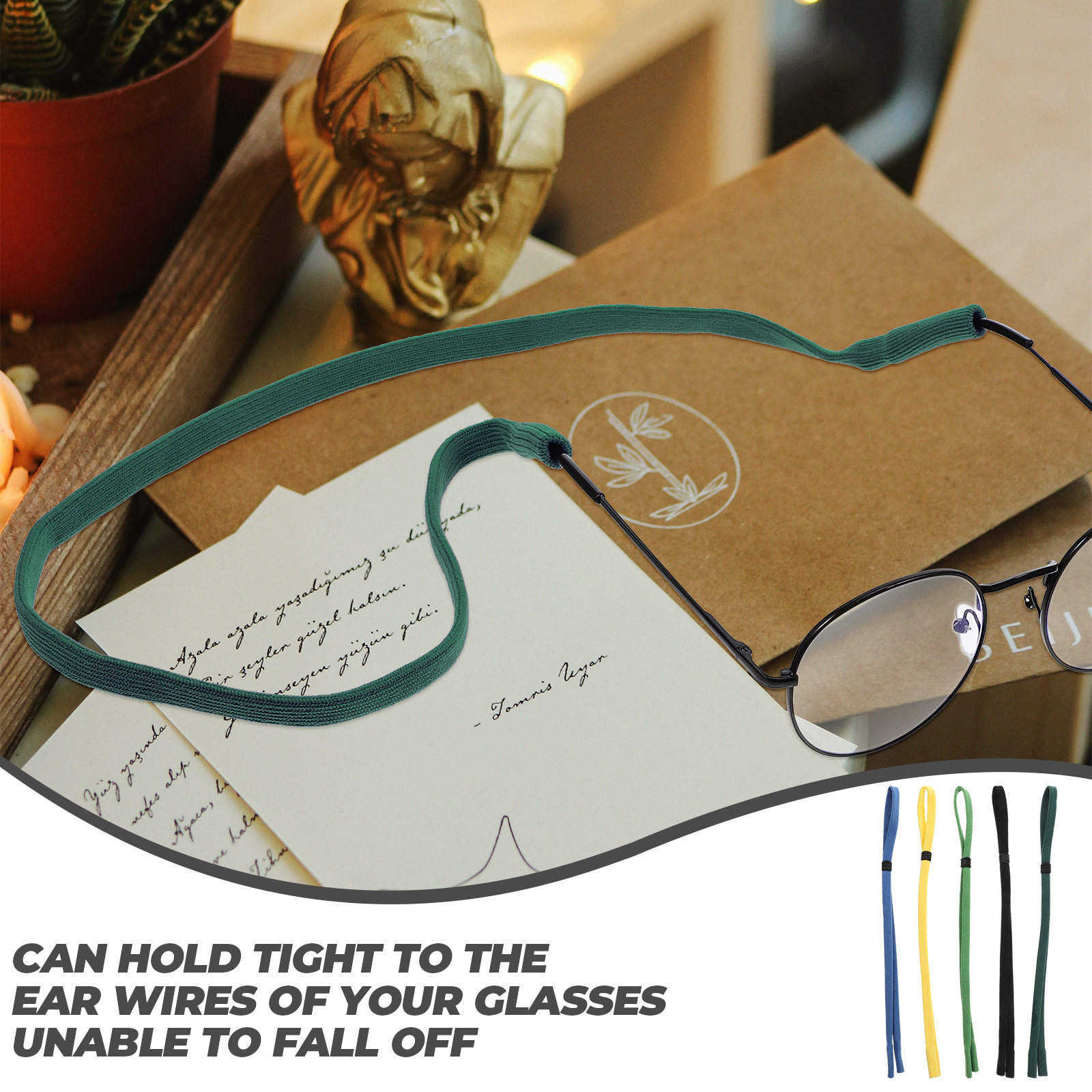 5Pcs Eyeglasses Strap Adjustab - Sunglass Retainer Cord ulasan dan harga