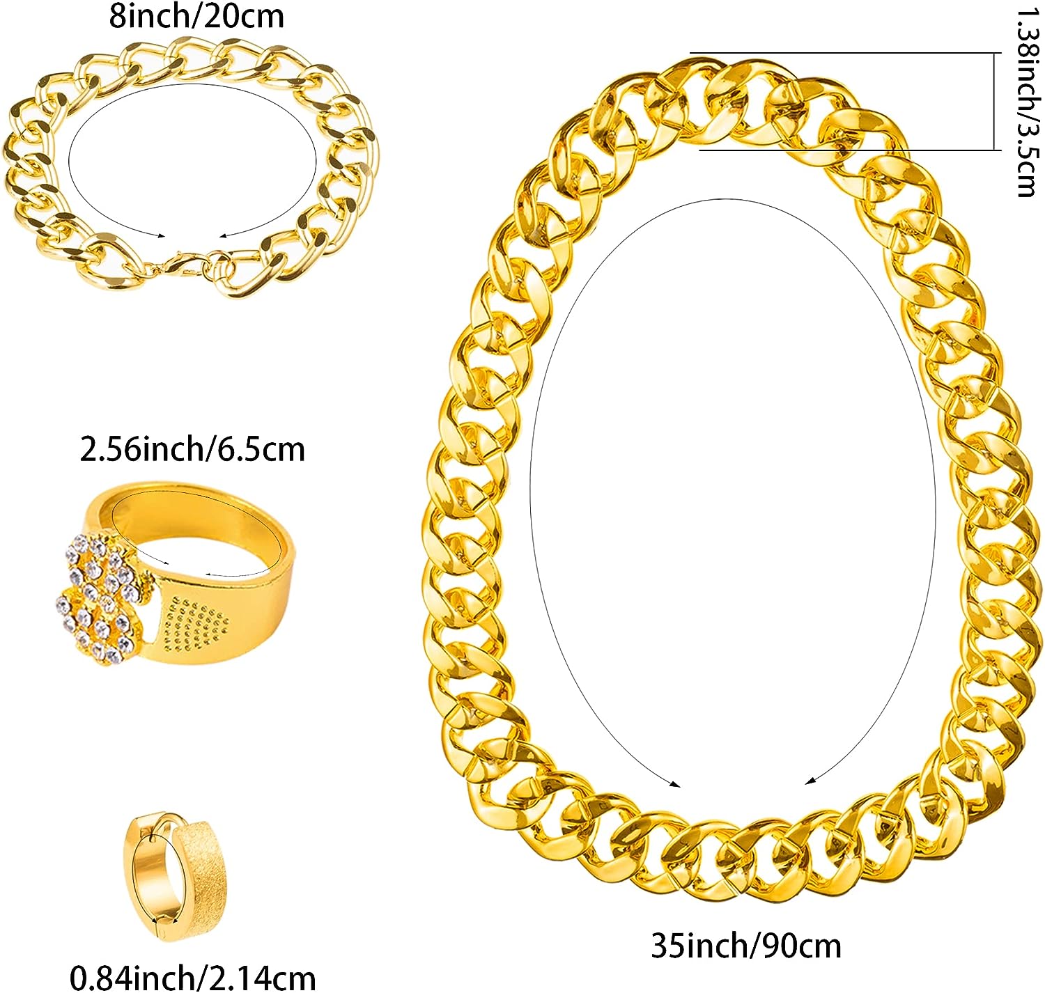 PESENAR 80s 90sHip Hop Costume - Sunglass Retainer Cord ulasan dan harga